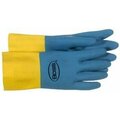 Boss Cat Gloves Gloves 14in Blu/Yel Neo/Lat M 55M